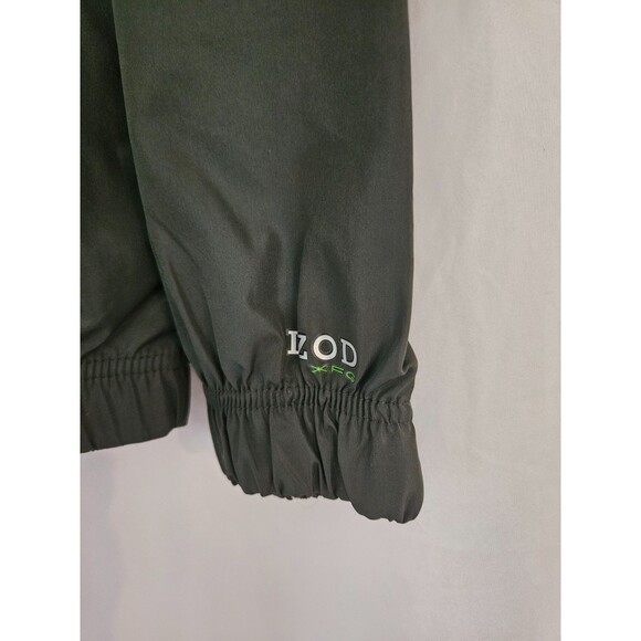 IZOD Men's Size Small V-neck Nylon Windbreaker Pullover Golf Pockets Banded - Picture 2 of 11